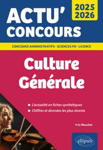 Culture Générale 2025-2026 - édition 2025-2026