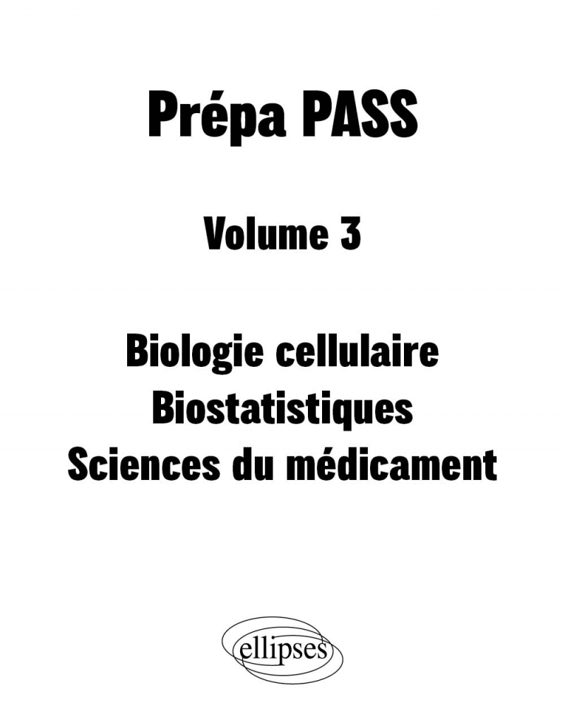 Prépa PASS - Volume 3