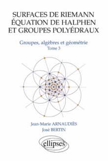 Surfaces de Riemann - Equation de Halphen et groupes polyédraux - Tome 3 Groupes, algèbre et géométrie
