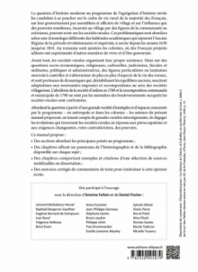 Pouvoirs et sociétés rurales : France et ses colonies : 1634-1814