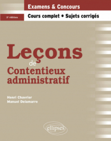 Leçon de Contentieux administratif - 2e édition