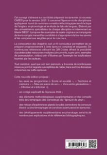 CAPES Anglais 2025 - Épreuve écrite disciplinaire appliquée