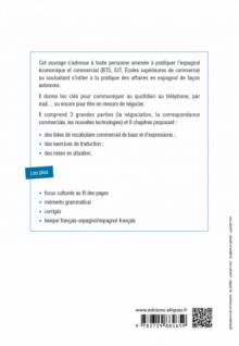 Pratiquer l’espagnol économique et commercial. Communiquer au quotidien.