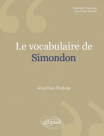 vocabulaire de Simondon (Le)