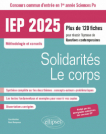 CONCOURS COMMUN IEP 2025 - Solidarités / Le corps