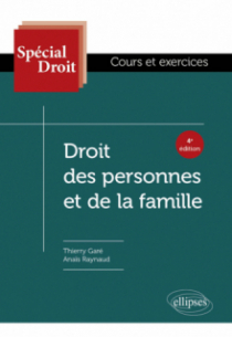 Droit des personnes et de la famille - 4e édition