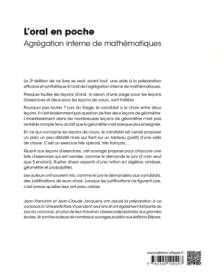 L’oral en poche : agrégation interne de mathématiques - 2e édition