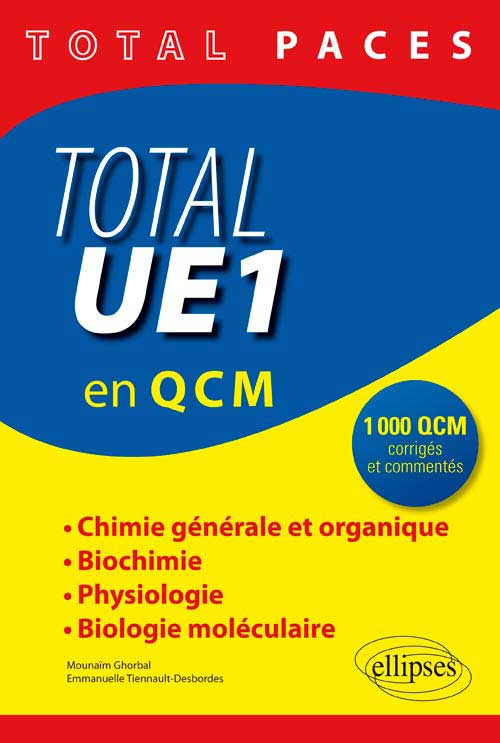 Total Ue1 En 1000 Qcm Chimie Générale Et Organique - 