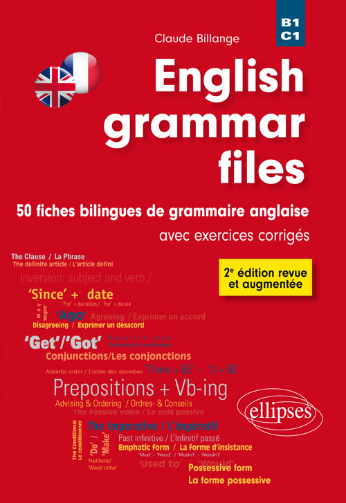 English Grammar Files 50 Fiches Bilingues De Grammaire - 